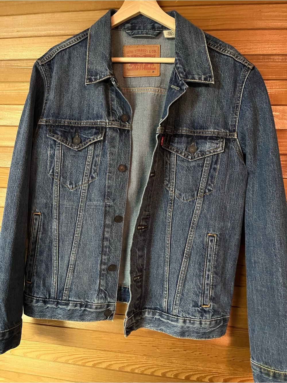 Levi's Dark Blue Denim Trucker Jacket